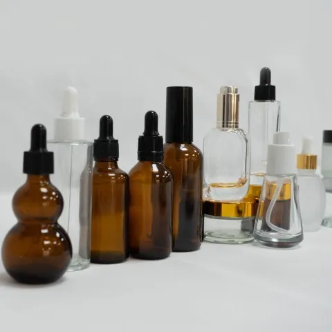 Custom Glass Bottles For Essential Oils, Various Styles & Colors